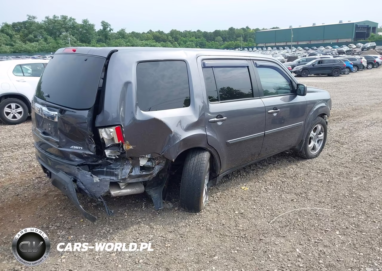 2014 Honda Pilot Ex VIN:5FNYF4H45EB050594 - 4