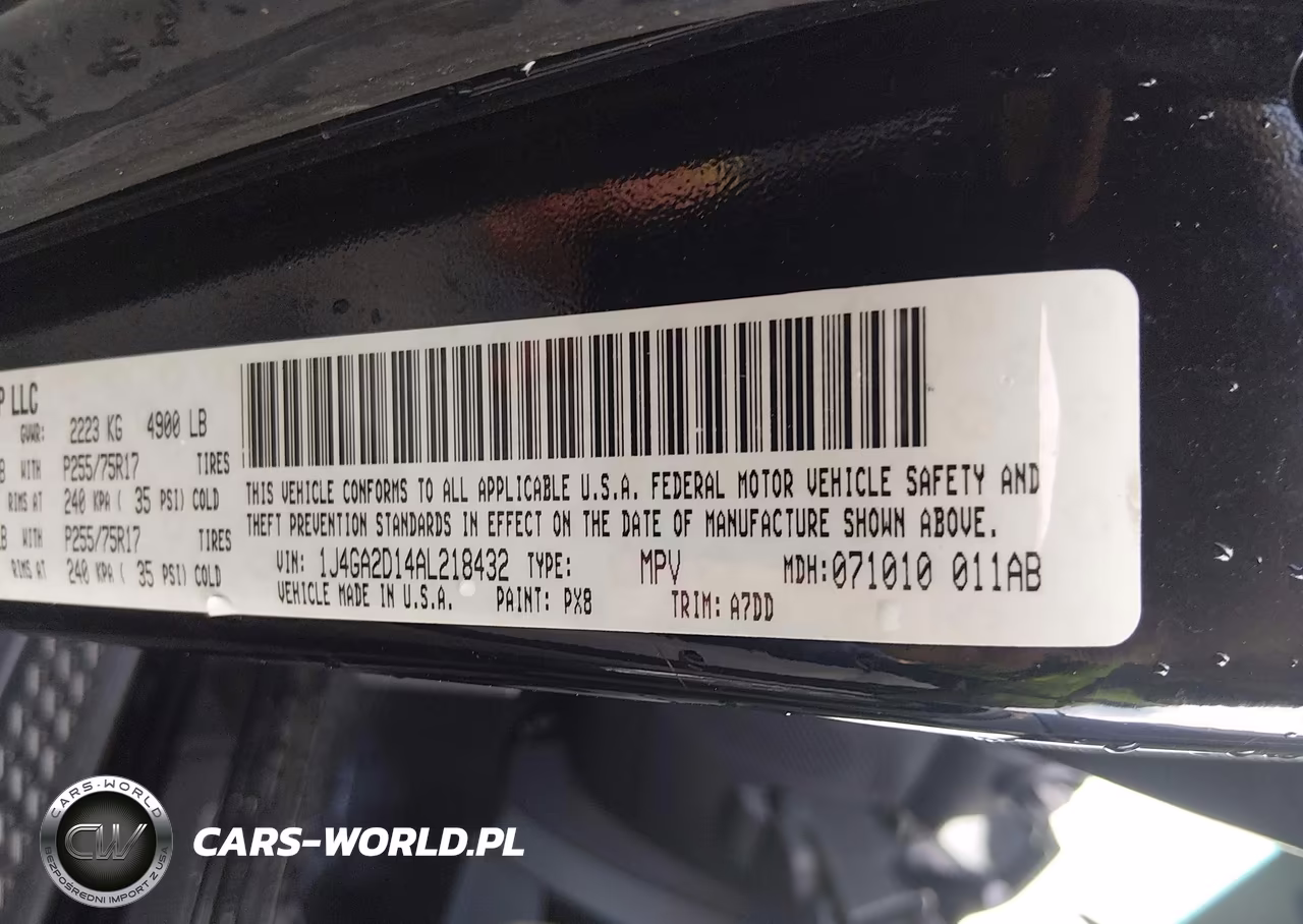 2010 Jeep Wrangler Sport VIN:1J4GA2D14AL218432 - 9