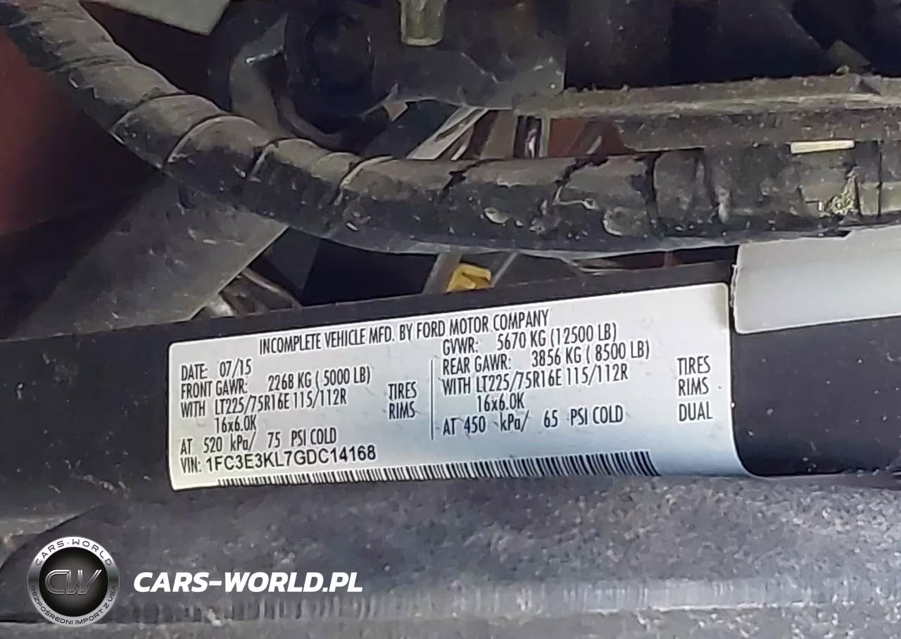 2016 Ford E-350 Stripped VIN:1FC3E3KL7GDC14168 - 9