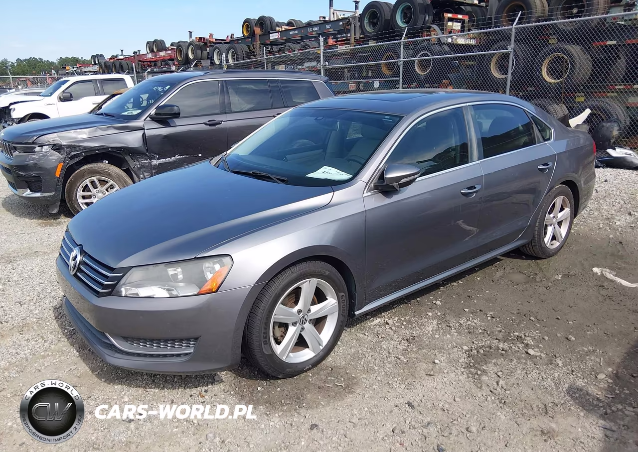 2012 Volkswagen Passat 2.5L Se VIN:1VWBH7A39CC013638 - 2