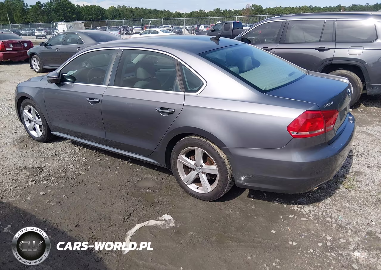 2012 Volkswagen Passat 2.5L Se VIN:1VWBH7A39CC013638 - 3