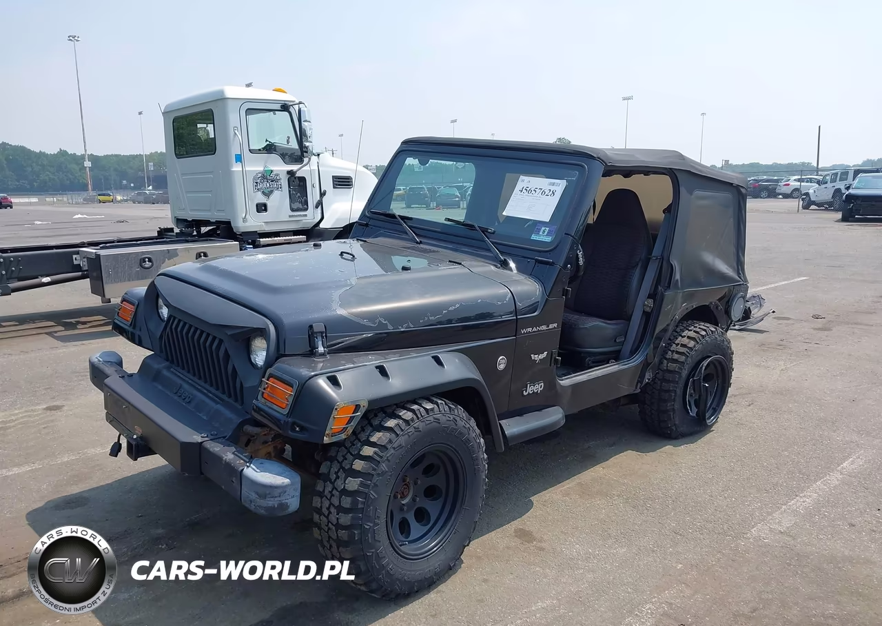 2000 Jeep Wrangler Se VIN:1J4FA29P8YP710246 - 2