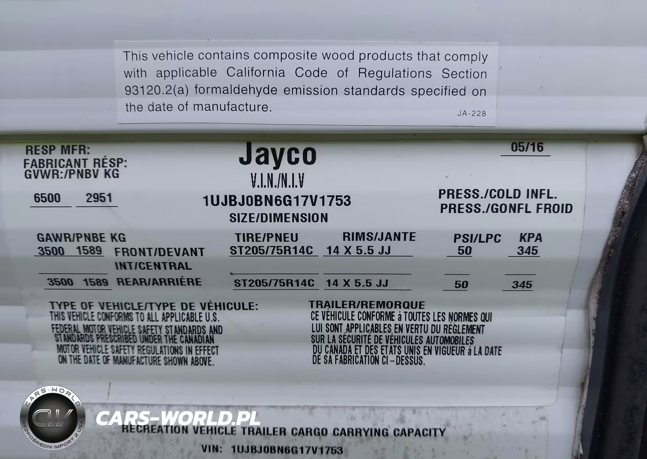2016 Jayco Jay Flight Slx VIN:1UJBJ0BN6G17V1753 - 9