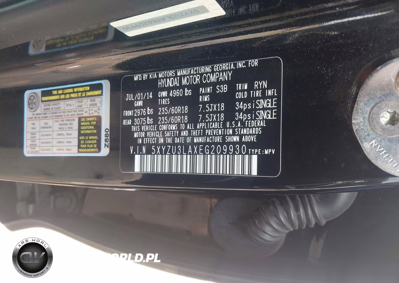 2014 Hyundai Santa Fe Sport 2.0L Turbo VIN:5XYZU3LAXEG209930 - 9