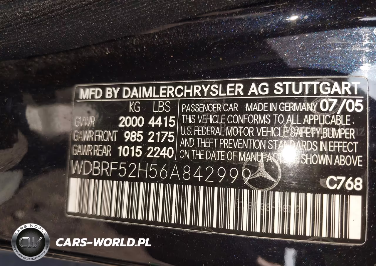 2006 Mercedes-Benz C 230 Sport VIN:WDBRF52H56A842999 - 9
