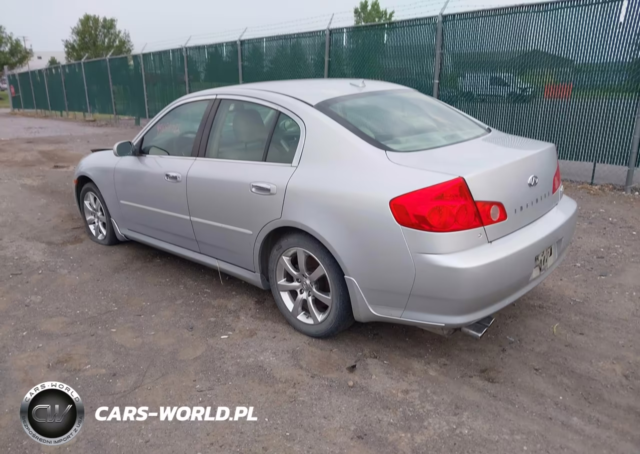 2006 Infiniti G35X VIN:JNKCV51F36M601191 - 3