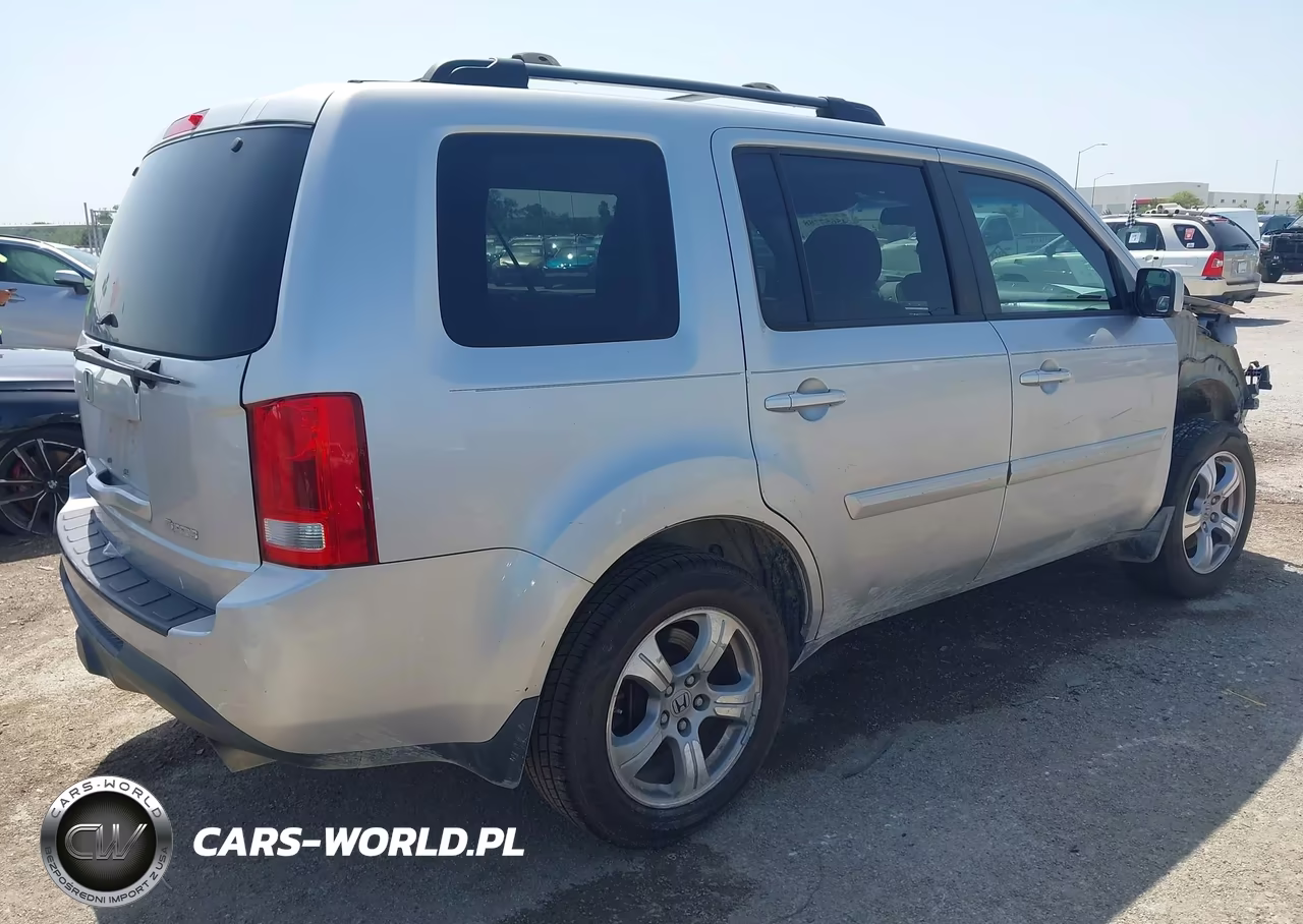 2012 Honda Pilot Ex-L VIN:5FNYF3H57CB041573 - 4