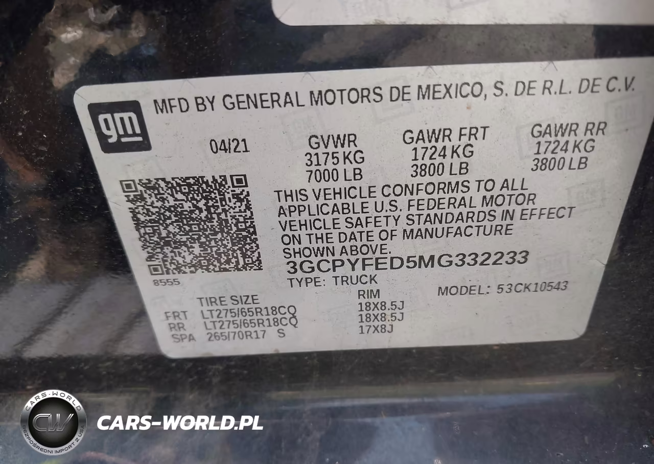 2021 Chevrolet Silverado 1500 4Wd Short Bed Lt Trail Boss VIN:3GCPYFED5MG332233 - 9