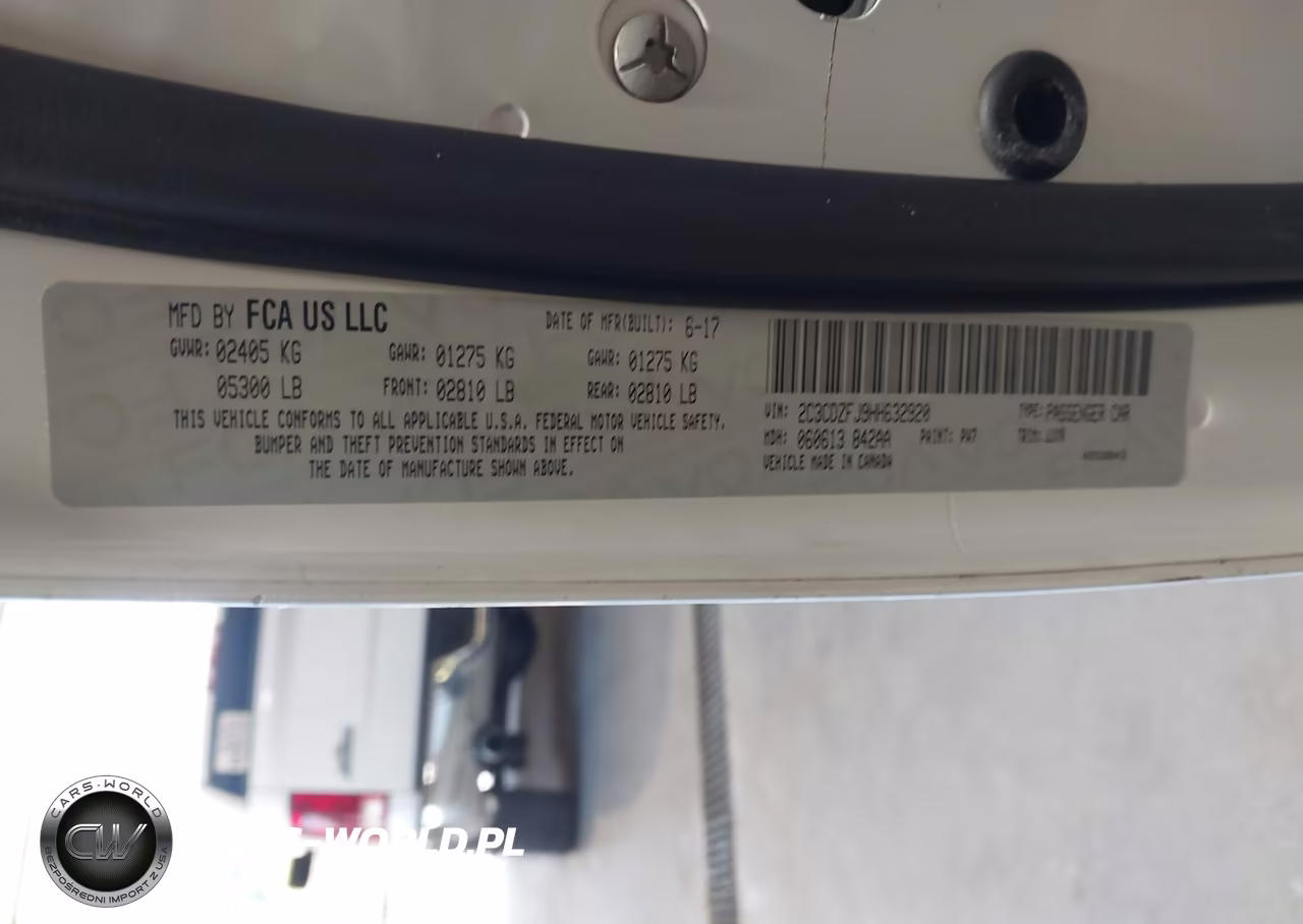 2017 Dodge Challenger T-A 392 VIN:2C3CDZFJ9HH632920 - 9