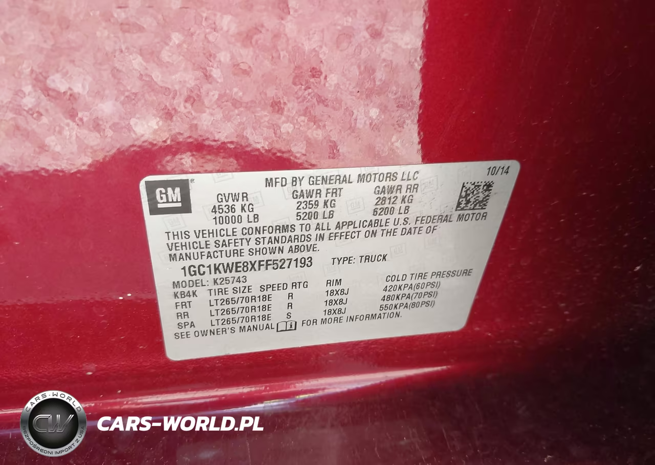 2015 Chevrolet Silverado 2500Hd Built After Aug 14 Ltz VIN:1GC1KWE8XFF527193 - 9