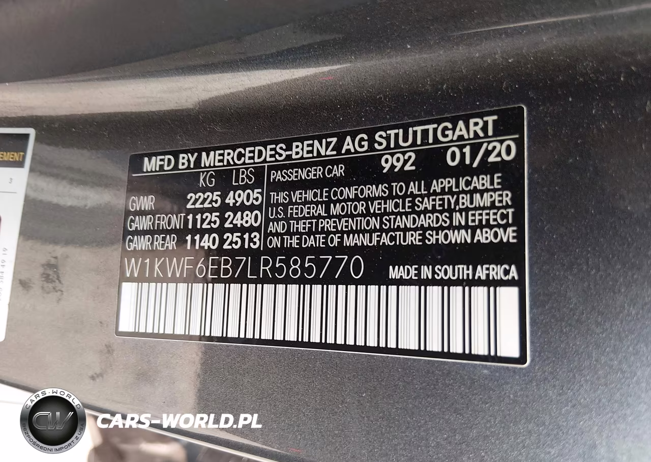 2020 Mercedes-Benz Amg C 43 4Matic VIN:W1KWF6EB7LR585770 - 9
