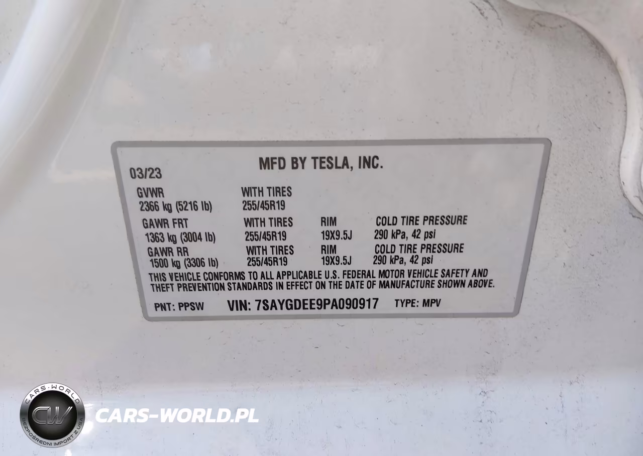 2023 Tesla Model Y Awd-Long Range Dual Motor All-Wheel Drive VIN:7SAYGDEE9PA090917 - 9