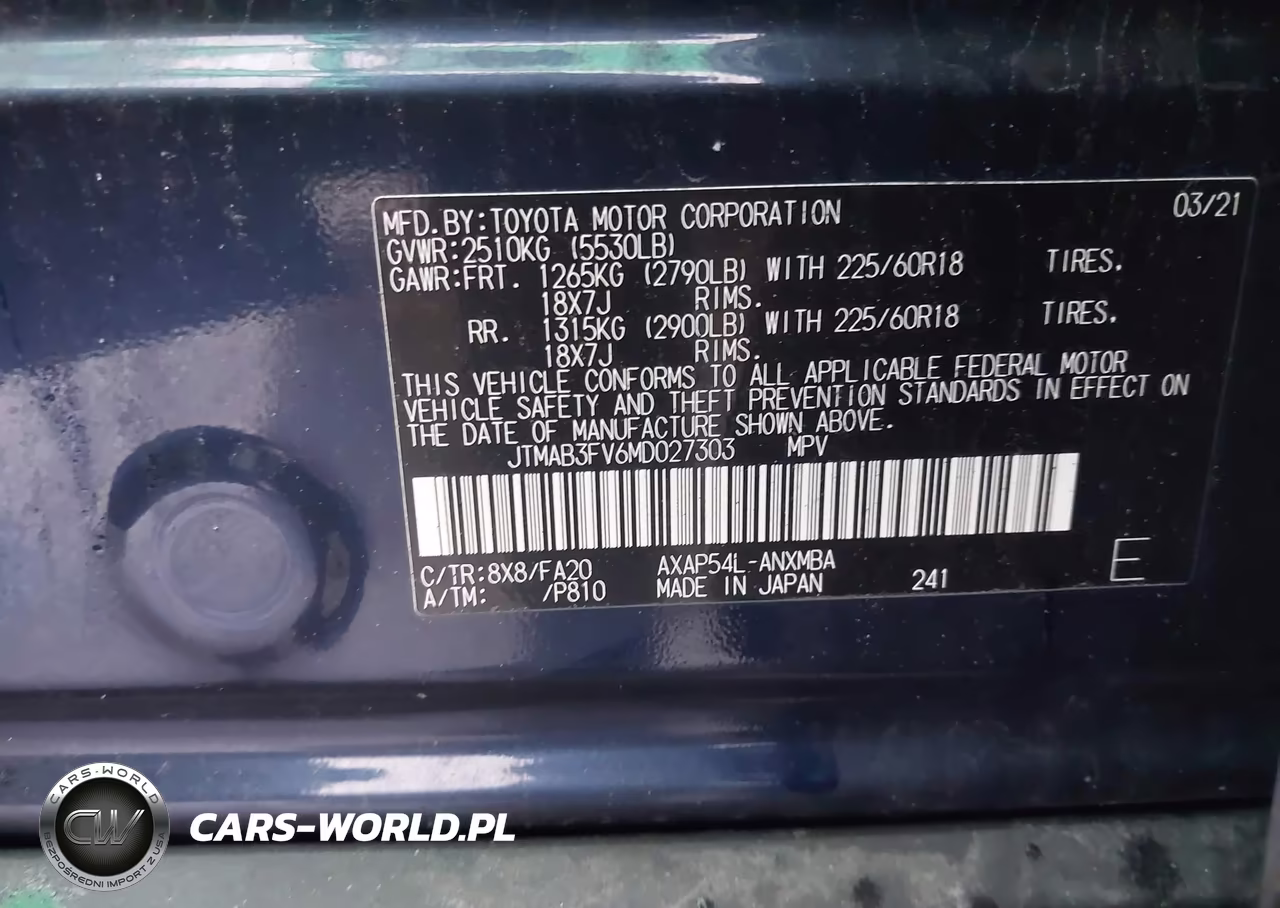 2021 Toyota Rav4 Prime Se VIN:JTMAB3FV6MD027303 - 9
