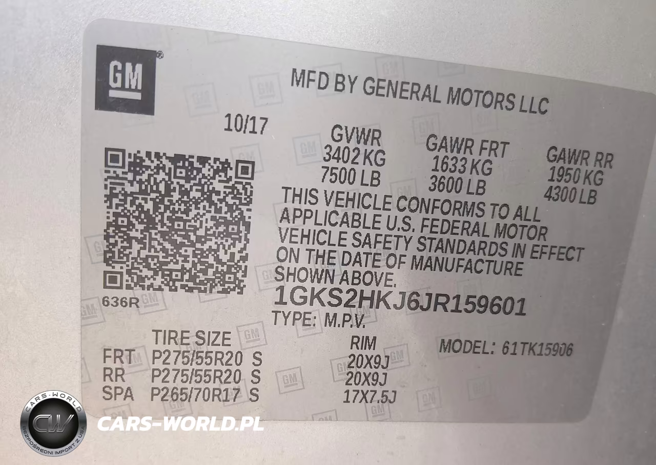 2018 GMC Yukon Xl Denali VIN:1GKS2HKJ6JR159601 - 9