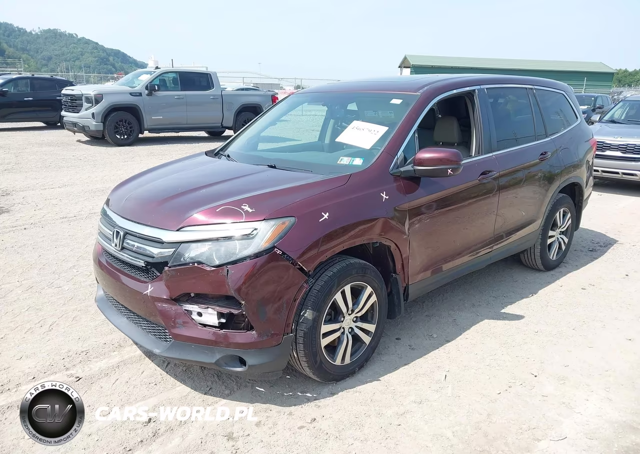2016 Honda Pilot Ex-L VIN:5FNYF6H80GB012675 - 2