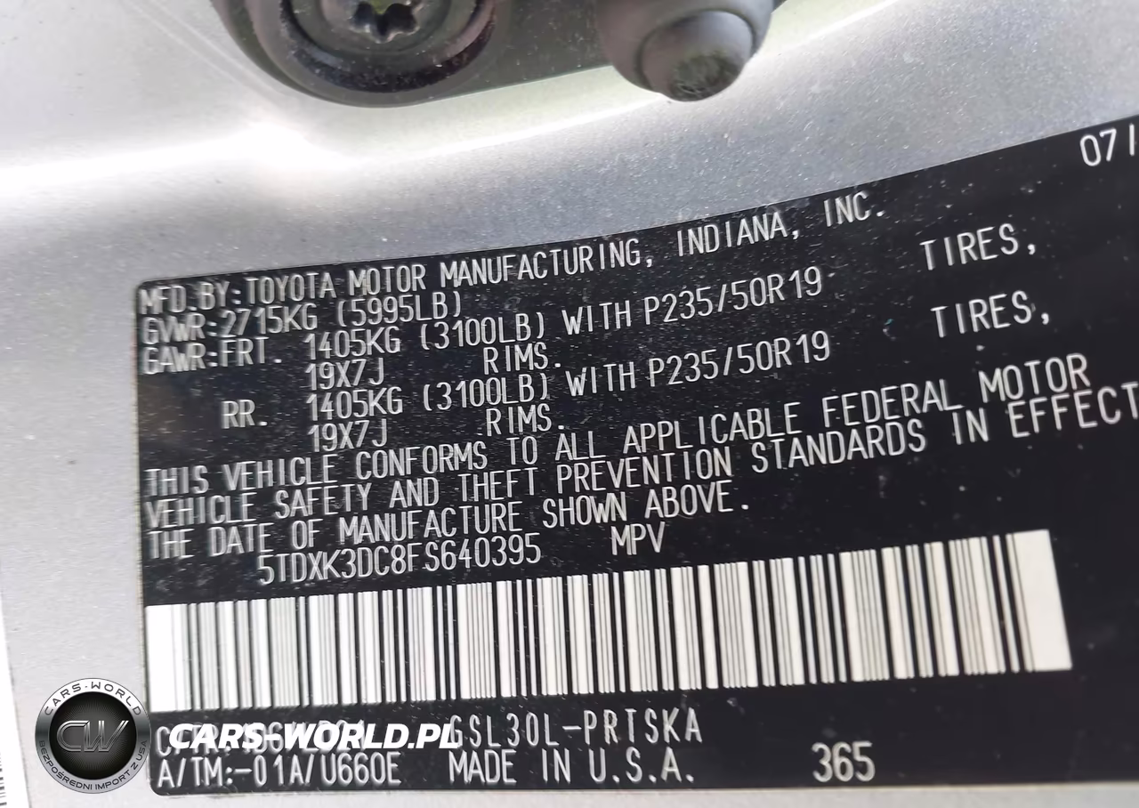 2015 Toyota Sienna Se 8 Passenger-Se Premium 8 Passenger VIN:5TDXK3DC8FS640395 - 9