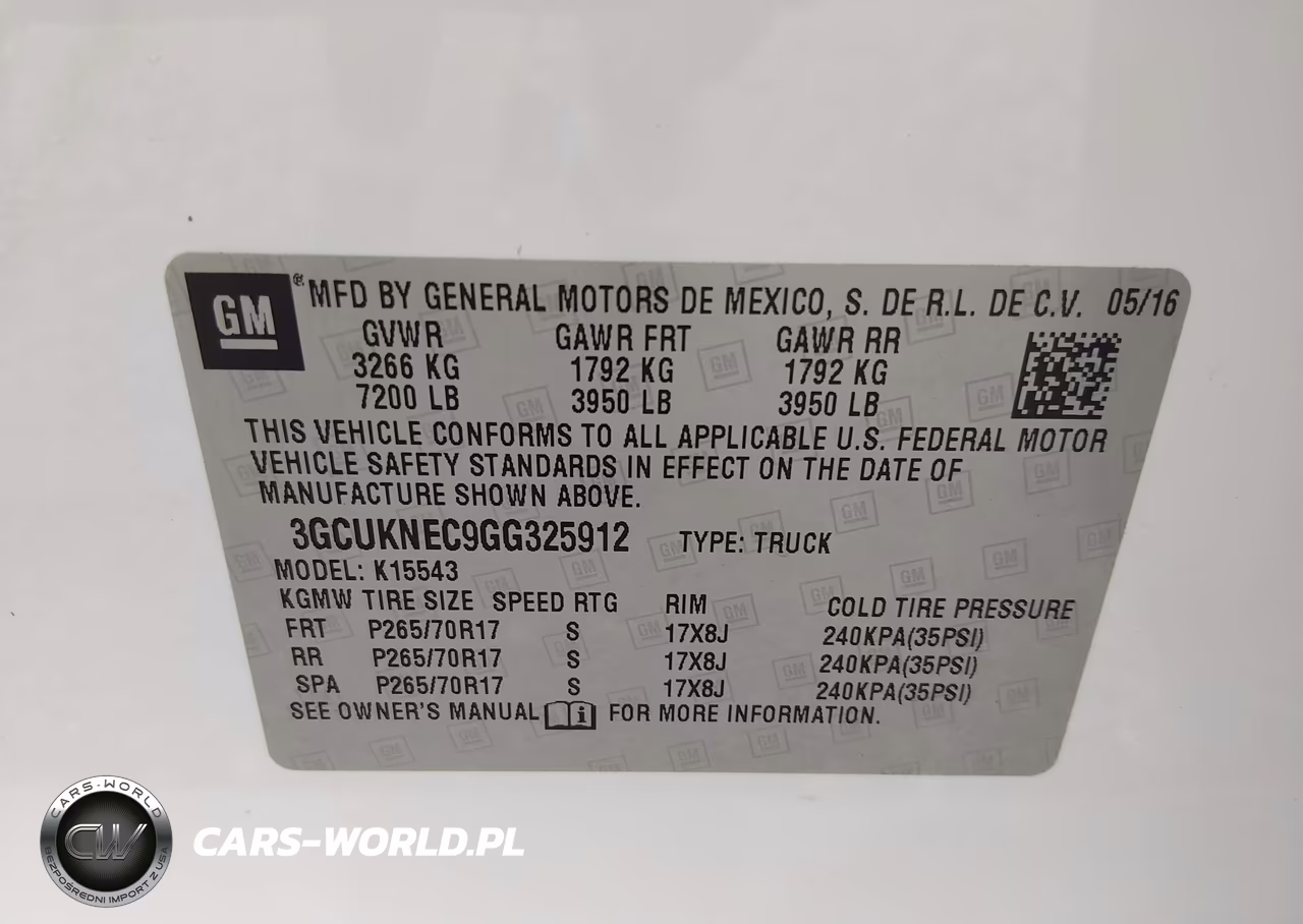 2016 Chevrolet Silverado 1500 Wt VIN:3GCUKNEC9GG325912 - 9