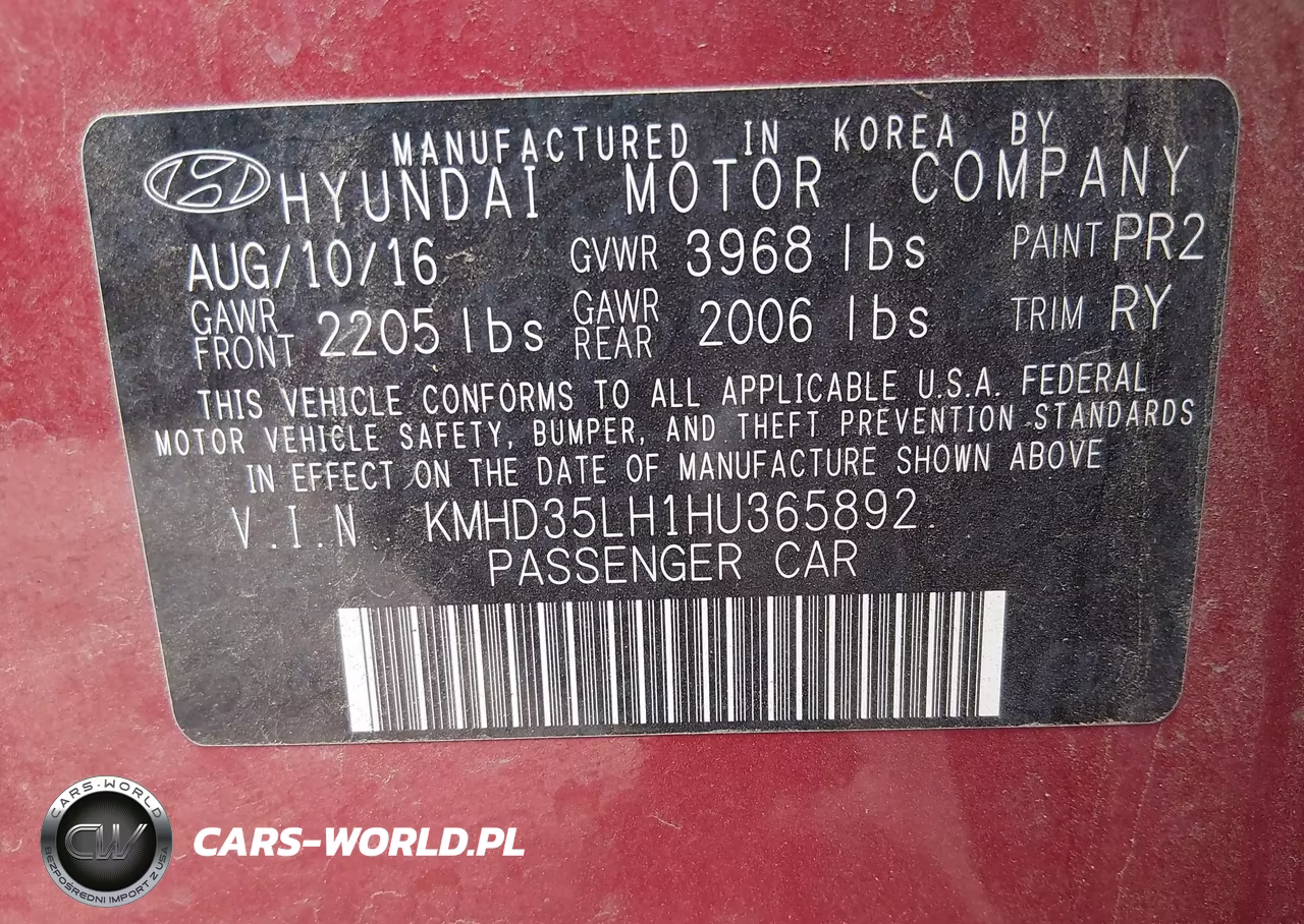 2017 Hyundai Elantra Gt VIN:KMHD35LH1HU365892 - 9