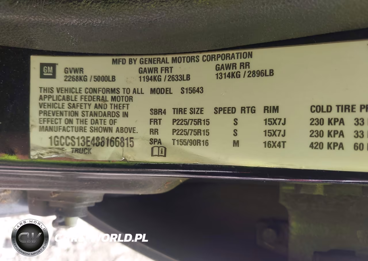 2008 Chevrolet Colorado Lt VIN:1GCCS13E488166815 - 9