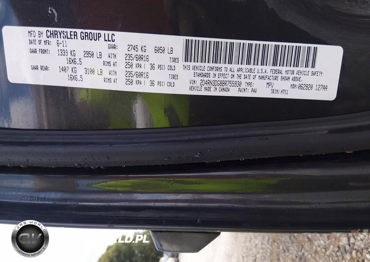 2011 Dodge Grand Caravan Mainstreet VIN:2D4RN3DG8BR755930 - 9