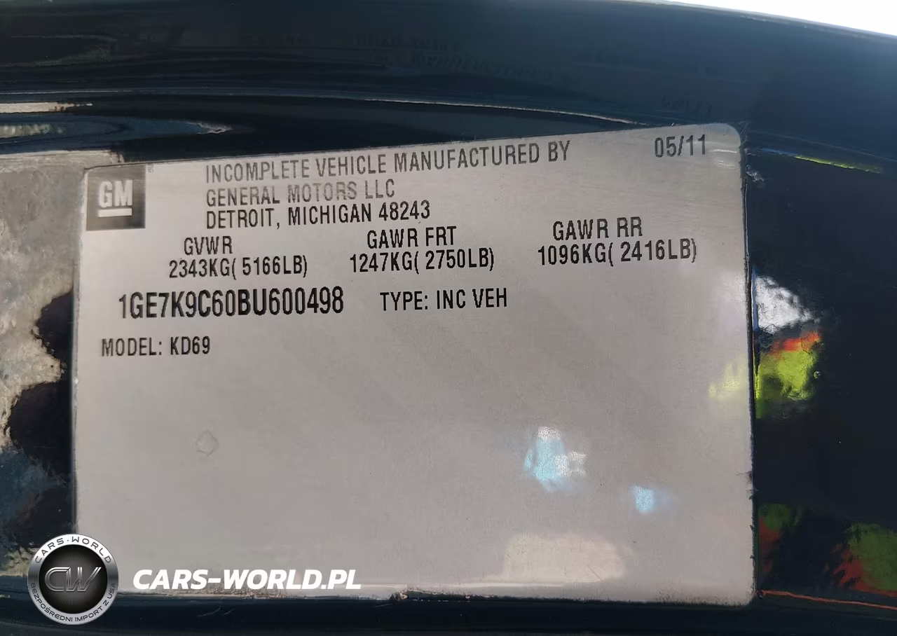 2011 Cadillac Dts Professional Limousine VIN:1GE7K9C60BU600498 - 9