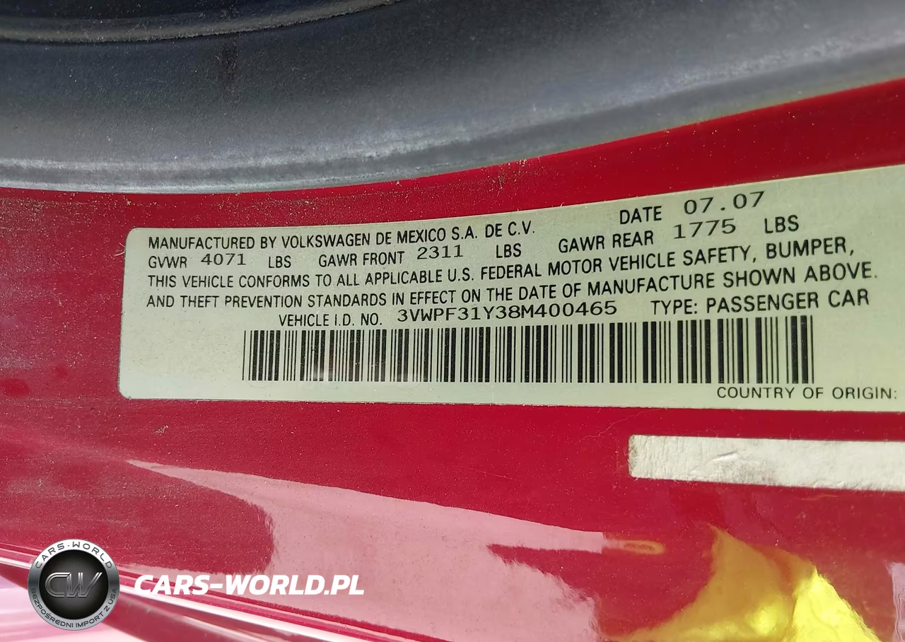 2008 Volkswagen New Beetle S VIN:3VWPF31Y38M400465 - 9