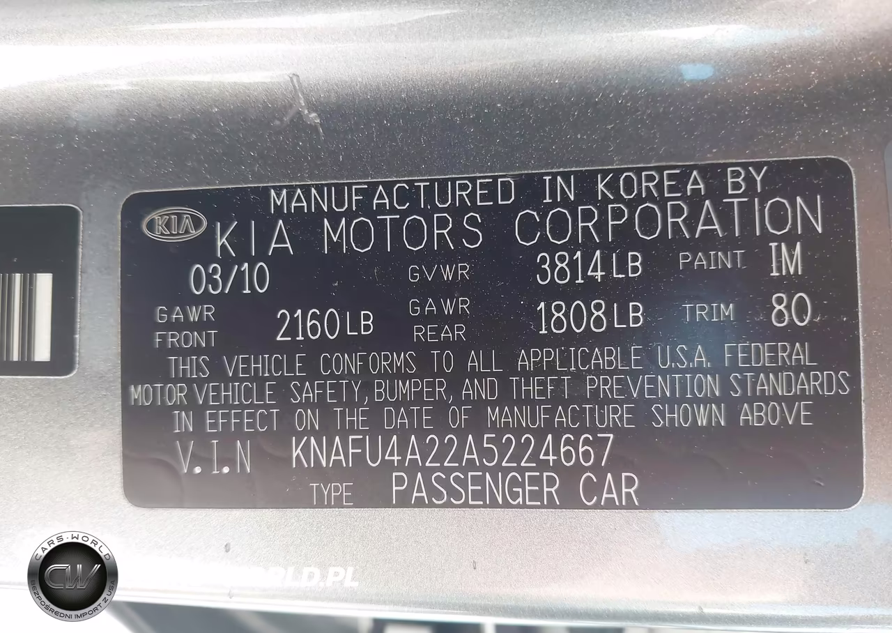 2010 Kia Forte Ex VIN:KNAFU4A22A5224667 - 9