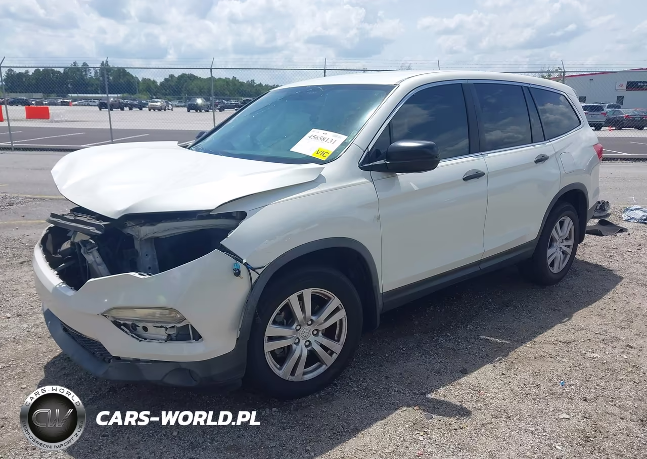 2017 Honda Pilot Lx VIN:5FNYF5H11HB033842 - 2