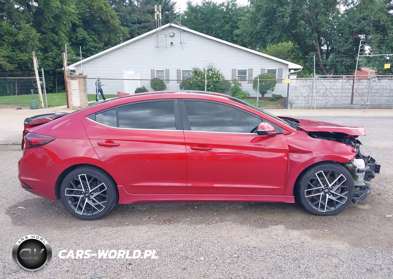 2019 Hyundai Elantra Sport VIN:KMHD04LB6KU841902 - 13