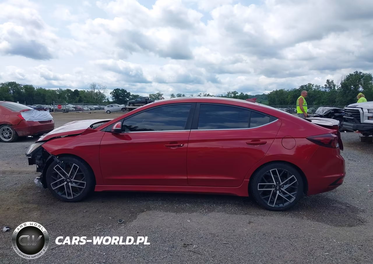 2019 Hyundai Elantra Sport VIN:KMHD04LB6KU841902 - 14
