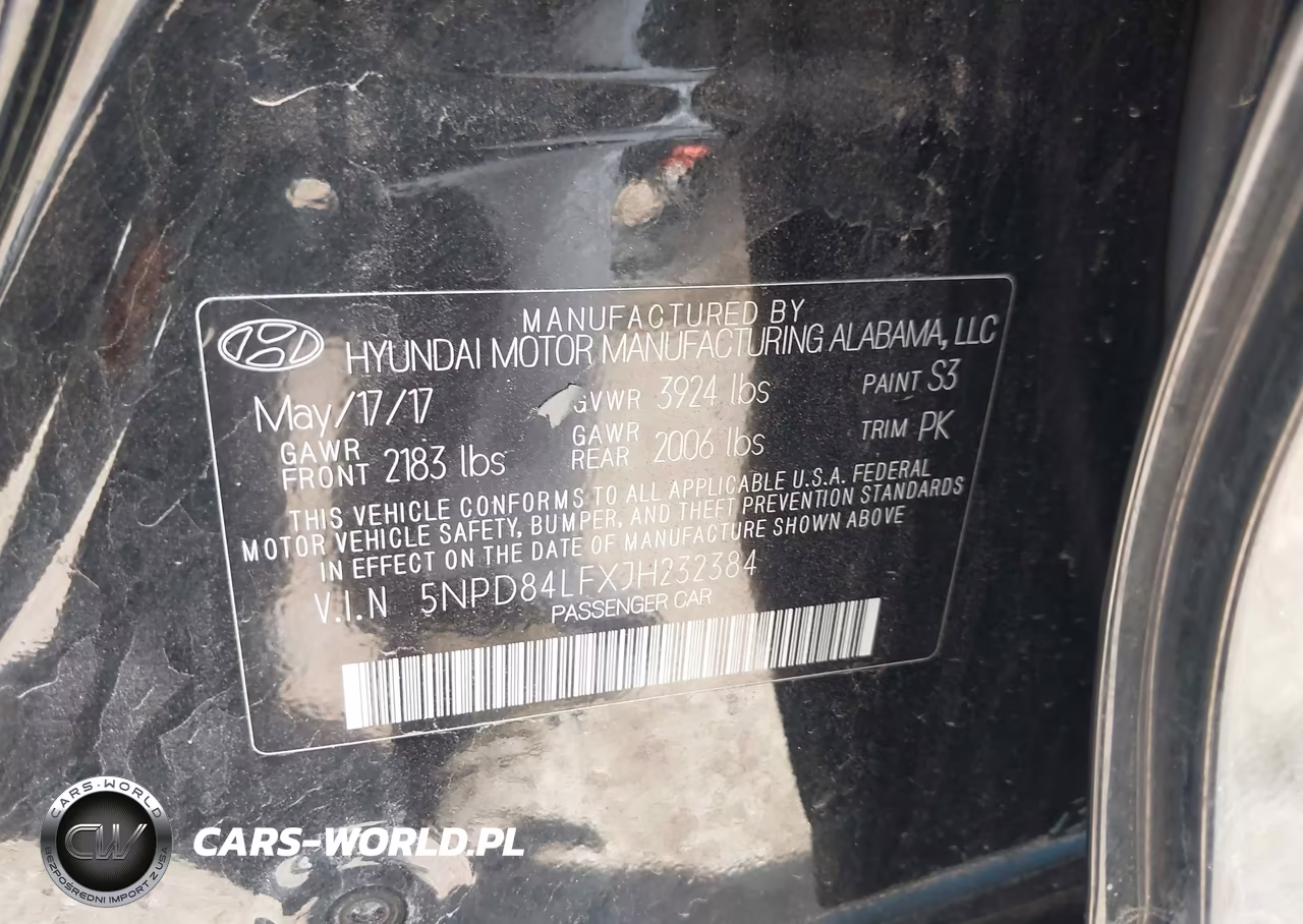 2018 Hyundai Elantra Sel VIN:5NPD84LFXJH232384 - 9