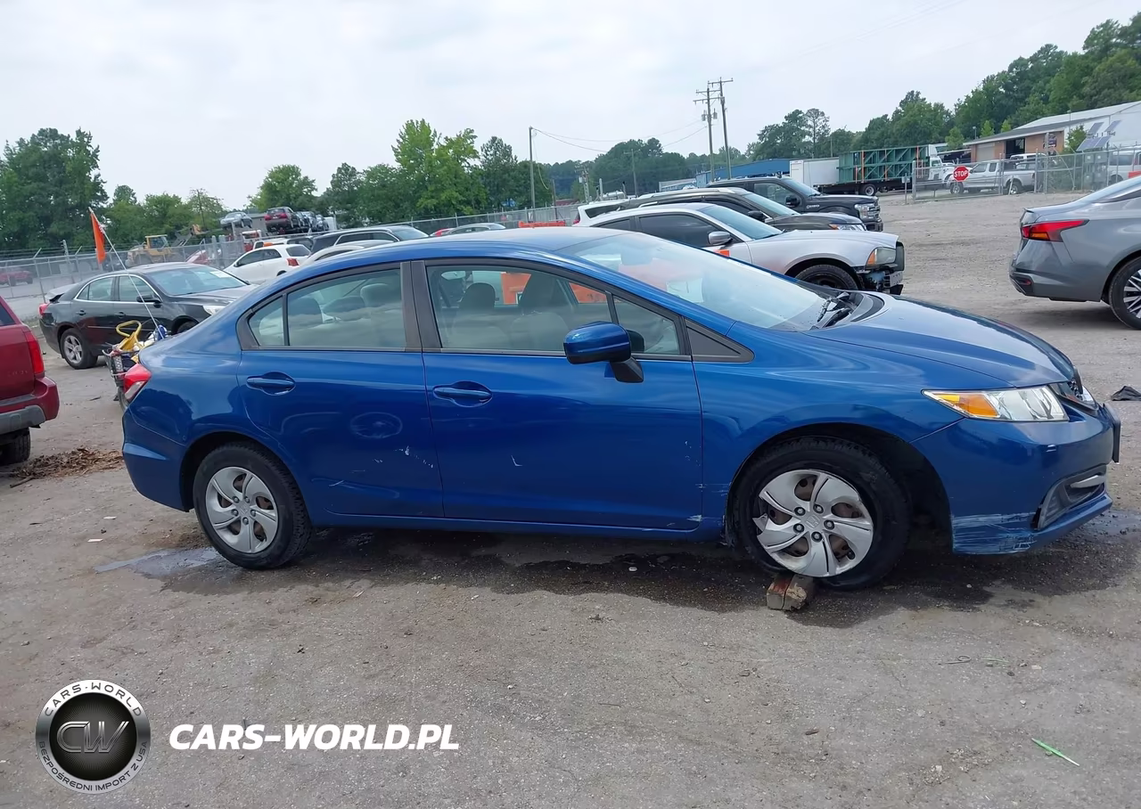 2014 Honda Civic Lx VIN:19XFB2F50EE049572 - 13
