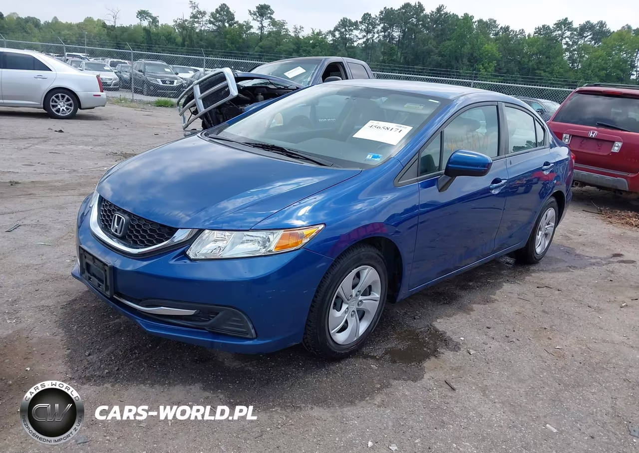 2014 Honda Civic Lx VIN:19XFB2F50EE049572 - 2