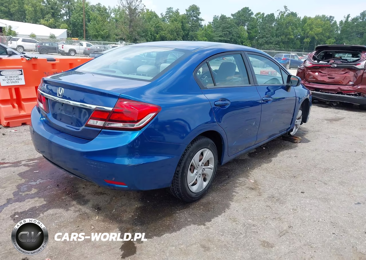 2014 Honda Civic Lx VIN:19XFB2F50EE049572 - 4