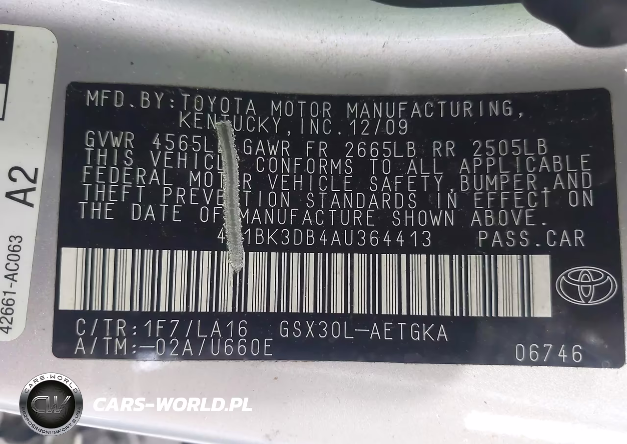2010 Toyota Avalon Xls VIN:4T1BK3DB4AU364413 - 9