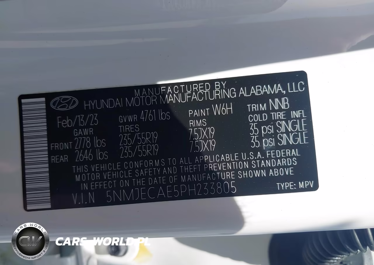 2023 Hyundai Tucson Limited VIN:5NMJECAE5PH233805 - 9
