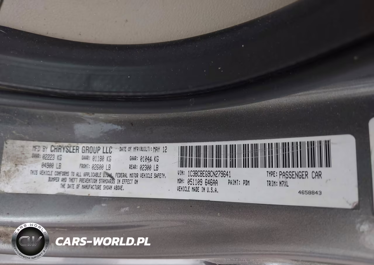 2012 Chrysler 200 Touring VIN:1C3BCBEG9CN279641 - 9
