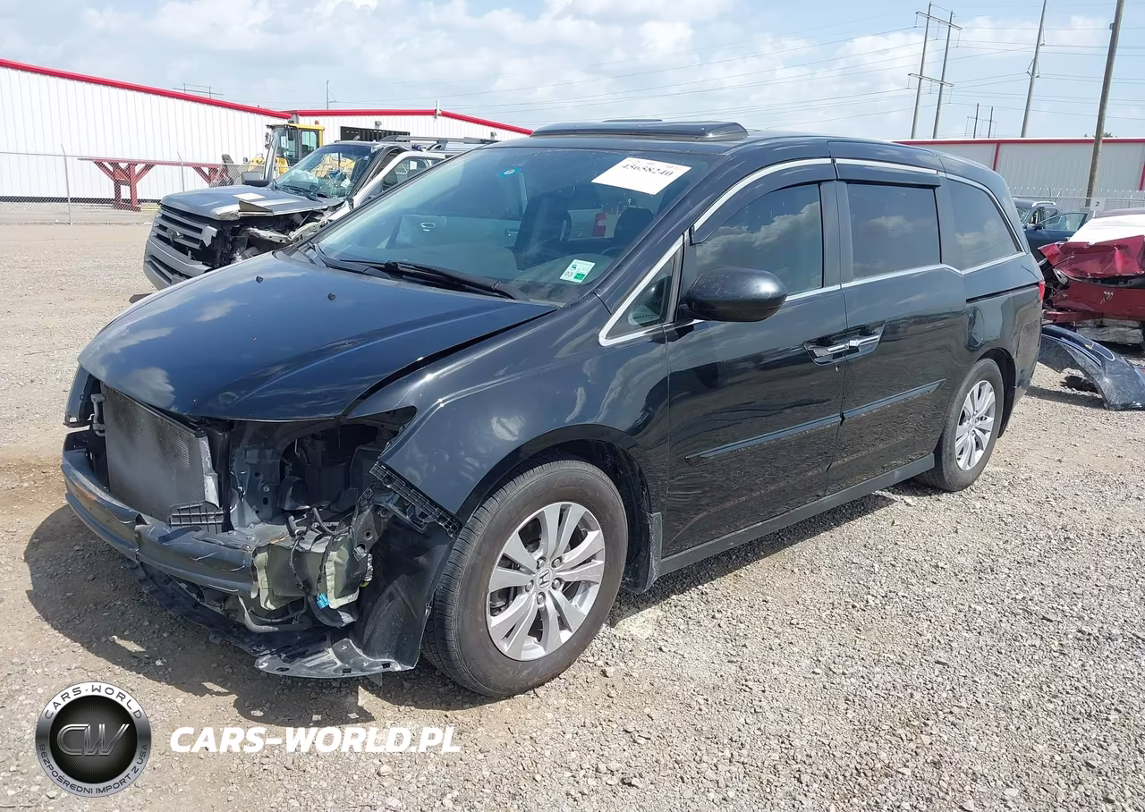 2017 Honda Odyssey Ex-L VIN:5FNRL5H66HB019640 - 2