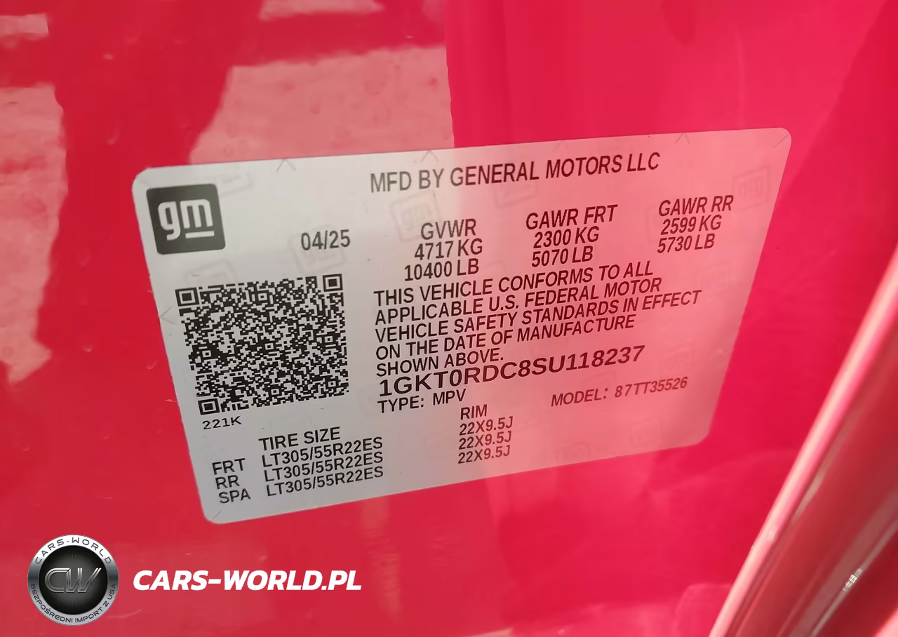 2025 GMC Hummer Ev Suv 3X E4Wd VIN:1GKT0RDC8SU118237 - 8
