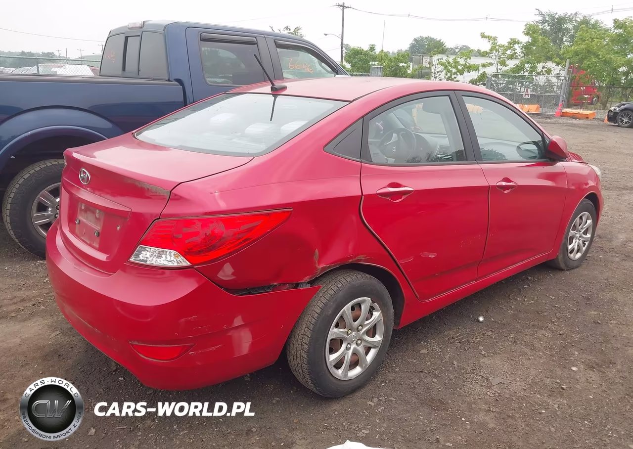 2013 Hyundai Accent Gls VIN:KMHCT4AE0DU280227 - 4