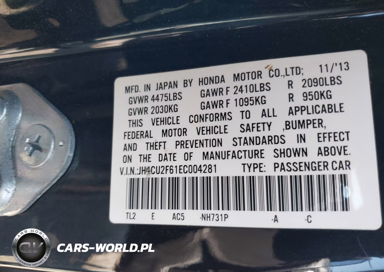 2014 Acura Tsx 2.4 VIN:JH4CU2F61EC004281 - 9