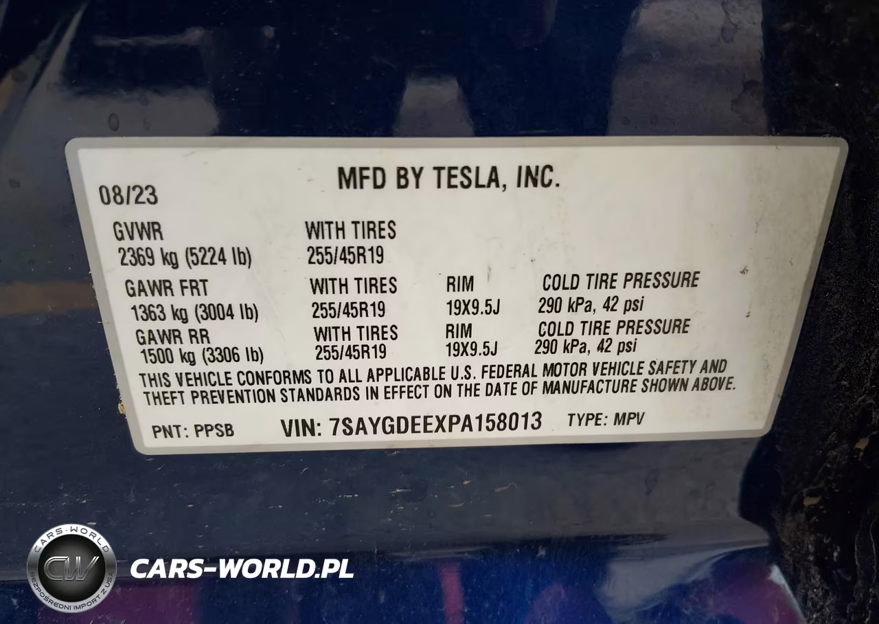 2023 Tesla Model Y Awd-Long Range Dual Motor All-Wheel Drive VIN:7SAYGDEEXPA158013 - 9