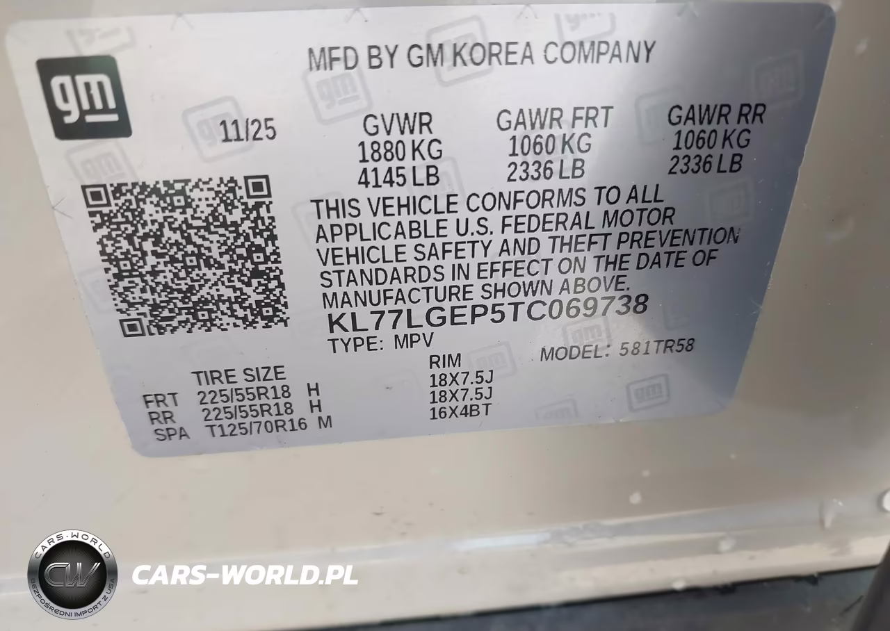 2026 Chevrolet Trax Fwd 1Rs VIN:KL77LGEP5TC069738 - 9