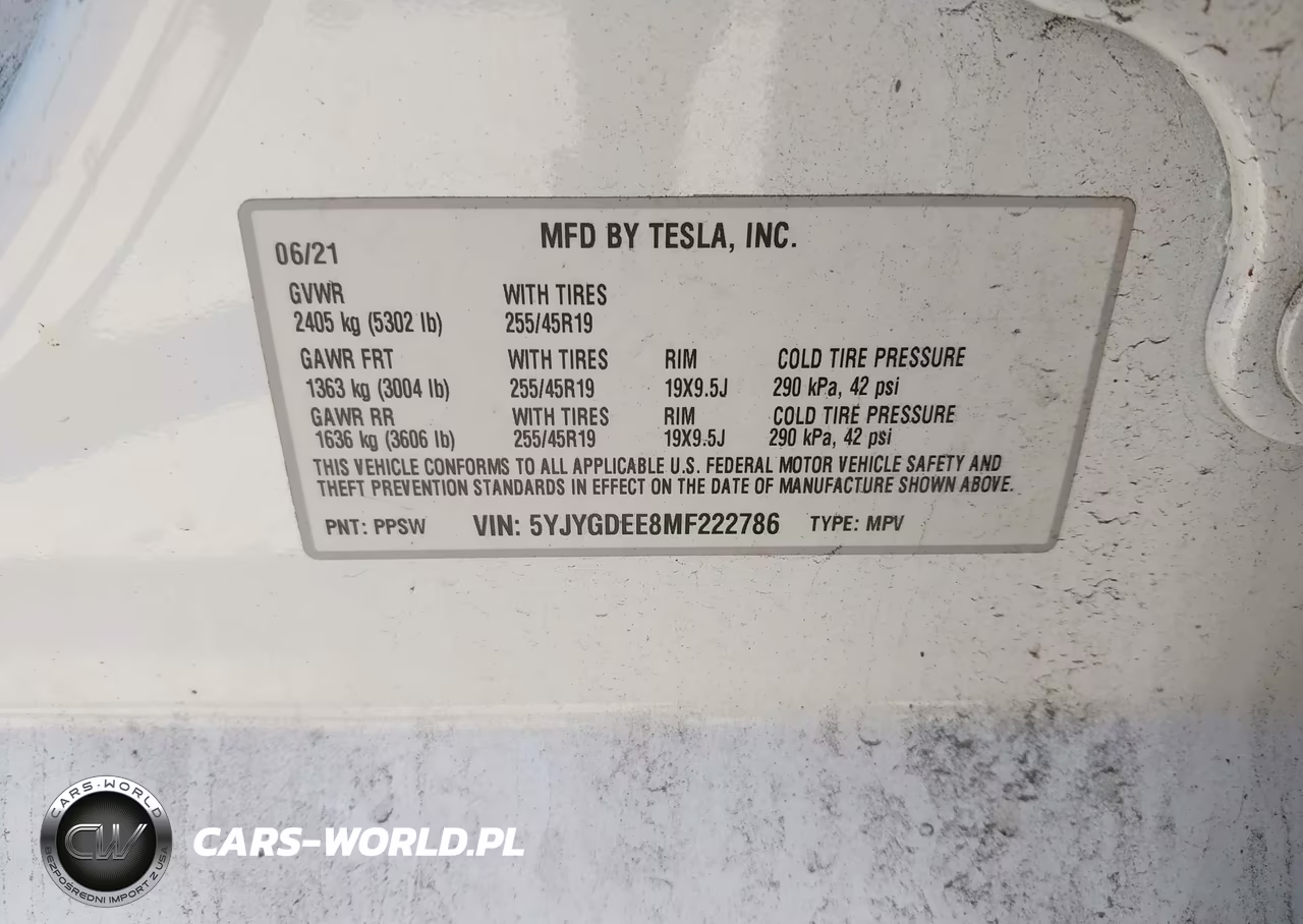 2021 Tesla Model Y Long Range Dual Motor All-Wheel Drive VIN:5YJYGDEE8MF222786 - 9