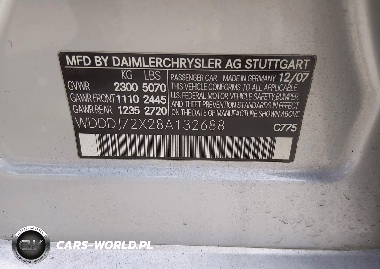 2008 Mercedes-Benz Cls 550 VIN:WDDDJ72X28A132688 - 9