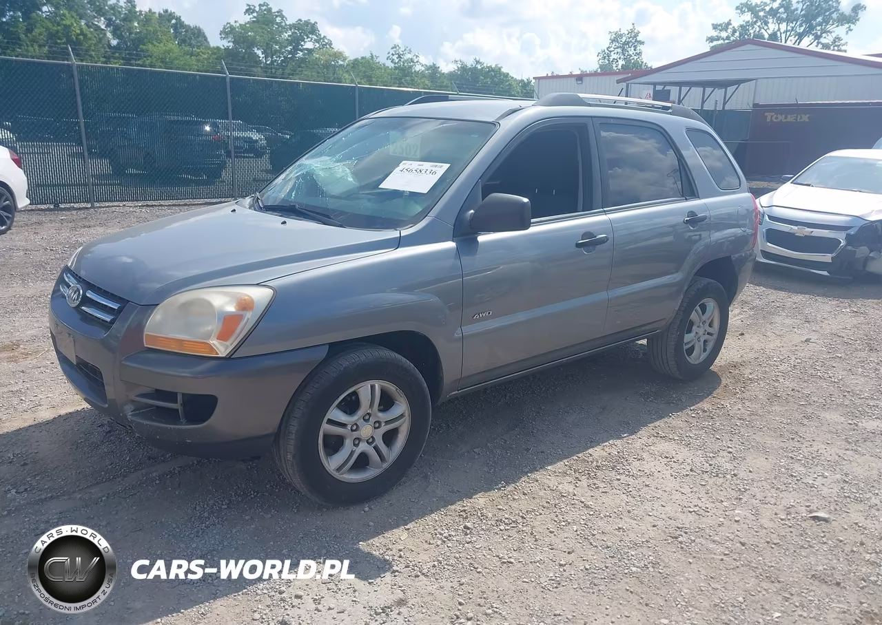 2008 Kia Sportage Lx V6 VIN:KNDJE723687470865 - 2