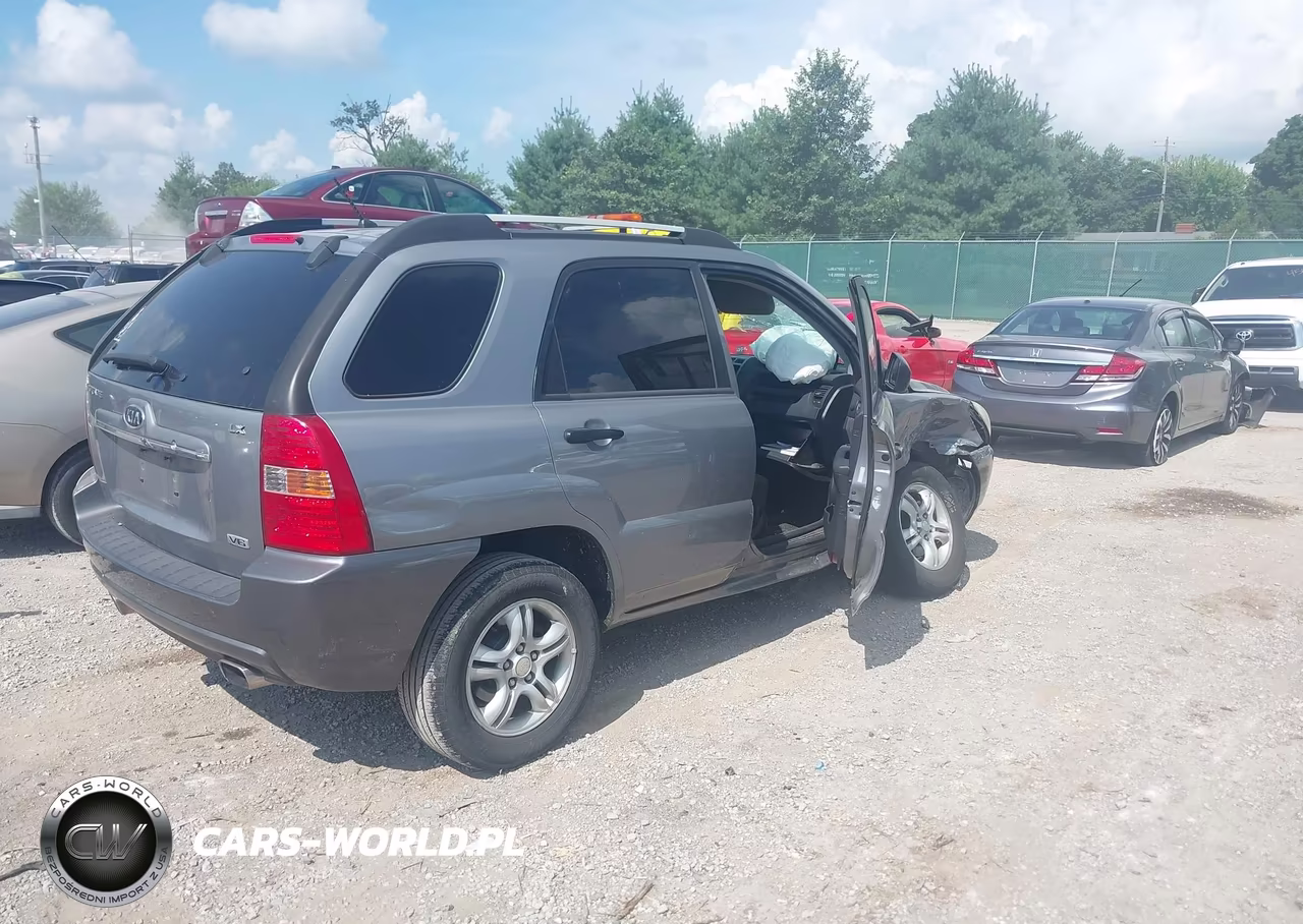 2008 Kia Sportage Lx V6 VIN:KNDJE723687470865 - 4