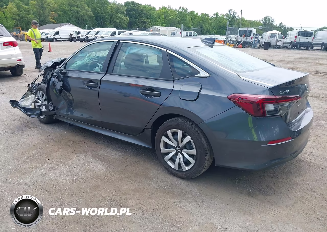 2026 Honda Civic Lx VIN:2HGFE2F20TH530292 - 3