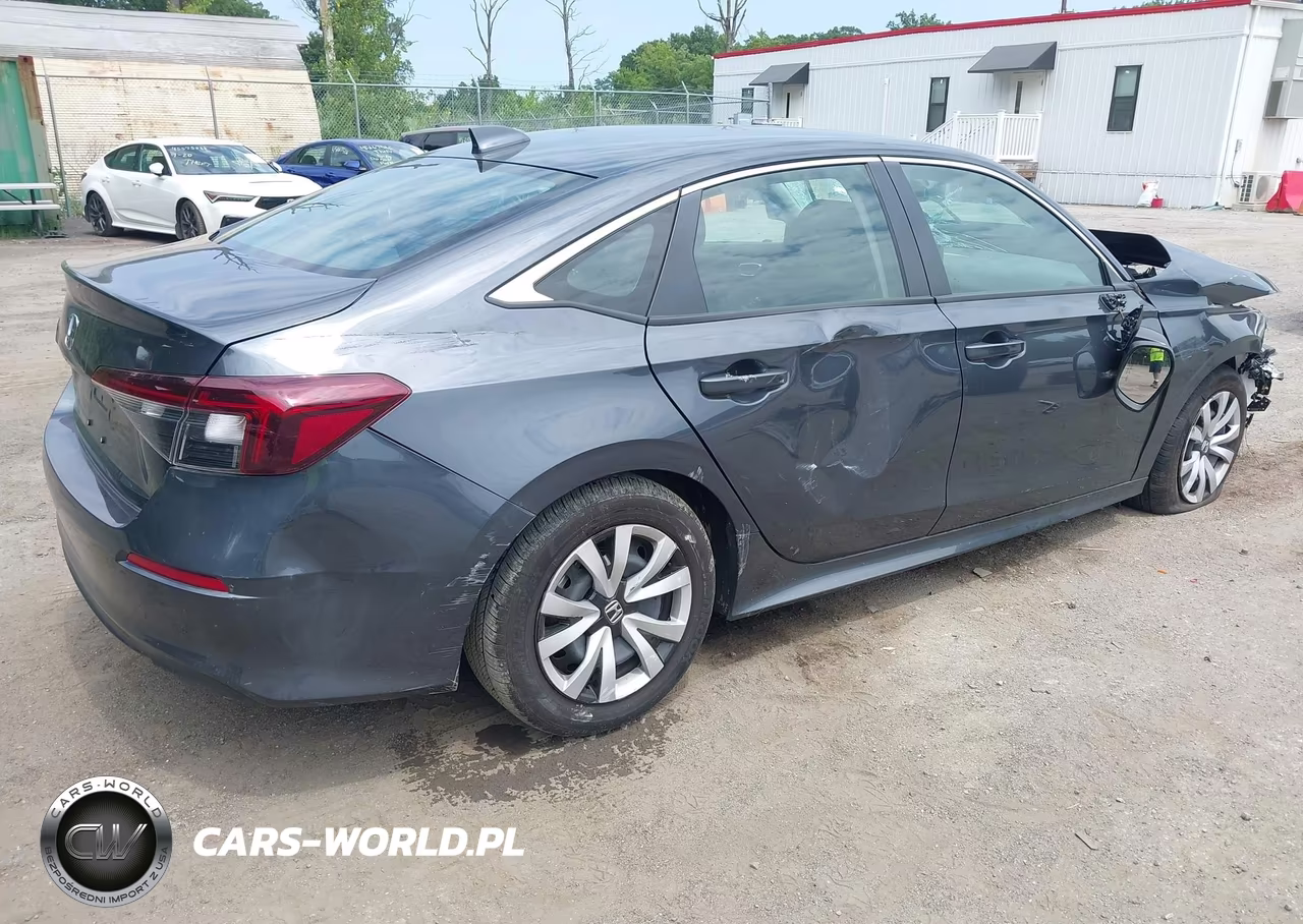 2026 Honda Civic Lx VIN:2HGFE2F20TH530292 - 4