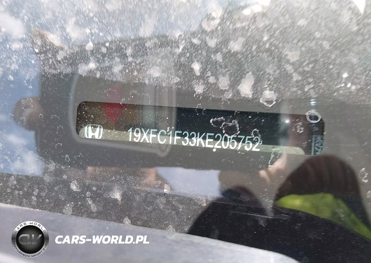 2019 Honda Civic Ex VIN:19XFC1F33KE205752 - 9